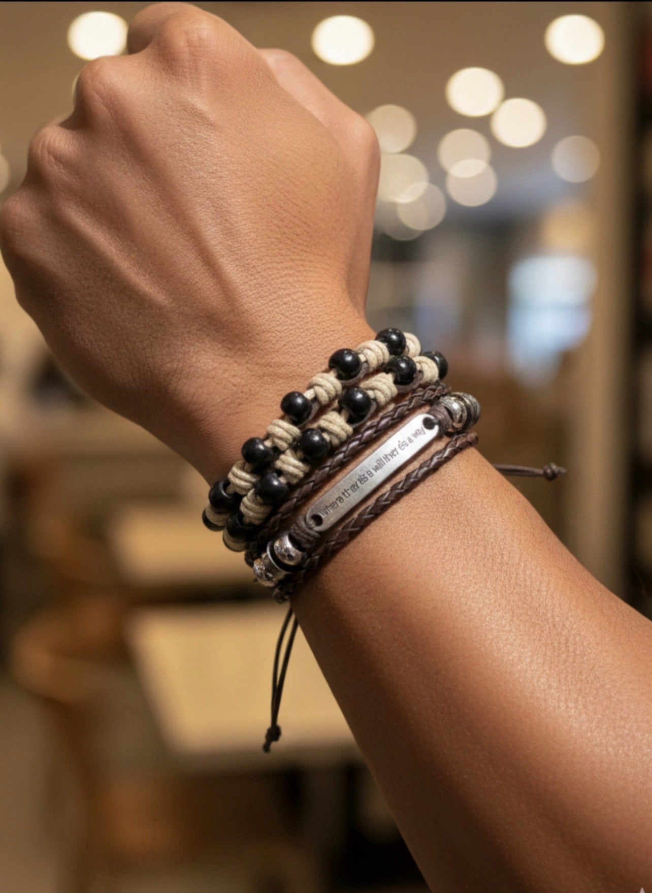 Bracelet homme: Strength